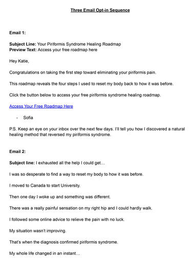 Three Email Opt-in Sequence